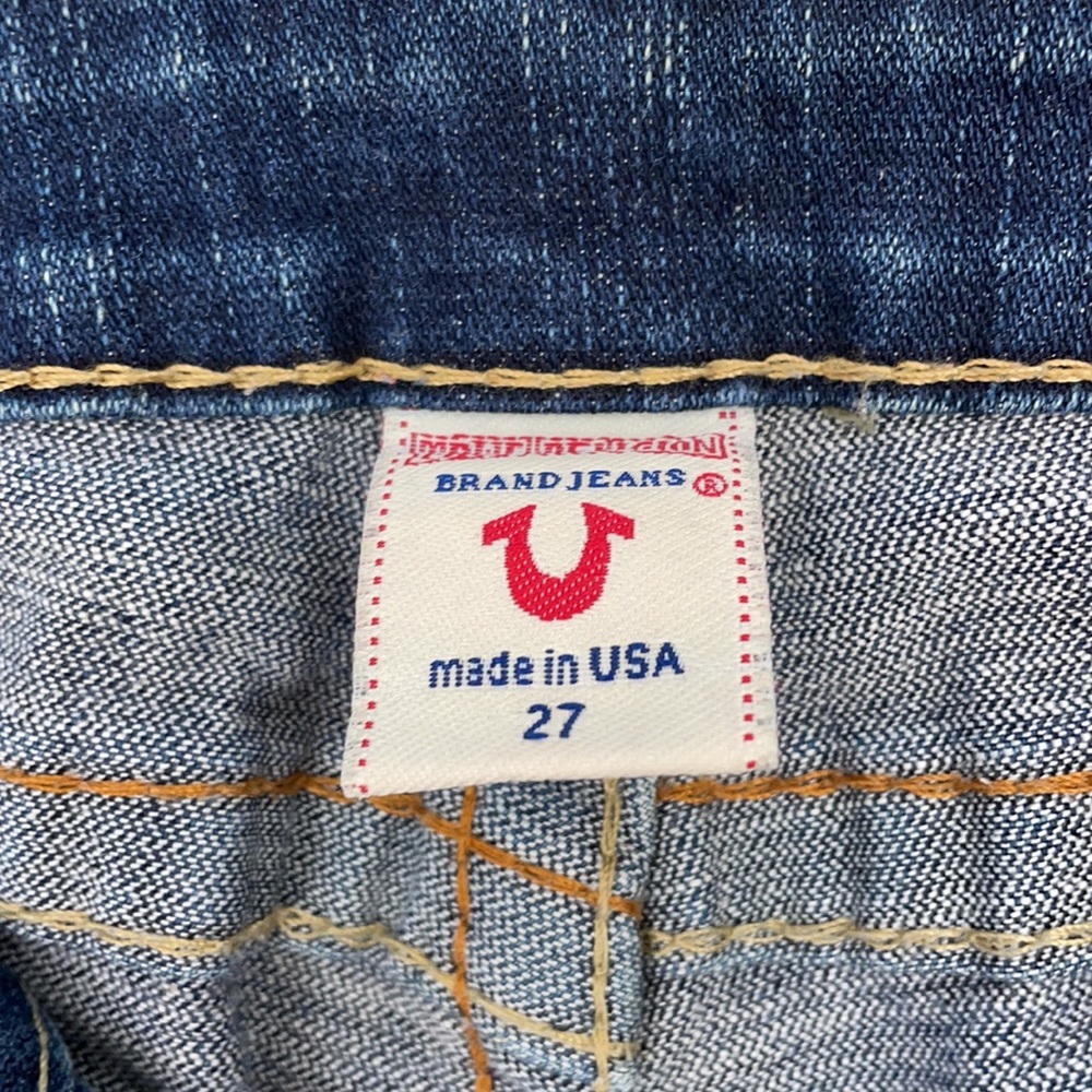 TRUE RELIGION CROP JEANS - Picture 5 of 10